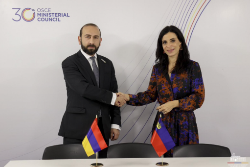 Ակնկալում ենք Հայաստան-Լիխտենշտեյն երկխոսությունը և համագործակցությունը զարգացնելու նոր առիթներ