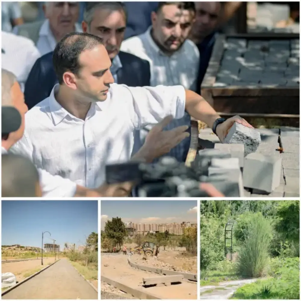 Ընթացքի մեջ են զոհված հերոսների հիշատակին նվիրված «Կյանքի պուրակ» -ի կառուցման աշխատանքները․ Ավինյան