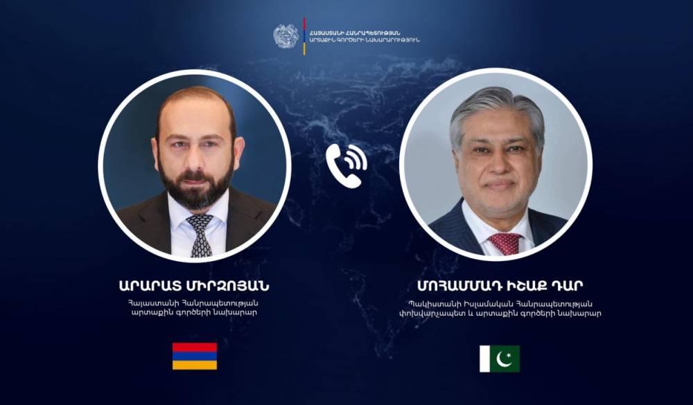 Միրզոյանն ու Իշաք Դարը քննարկել են Հայաստանի և Պակիստանի միջև դիվանագիտական հարաբերություններ հաստատելու հարցը