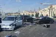 «Առինջ Մոլ» առևտրի կենտրոնի մոտ բшխվել են «Mercedes CLA»-ը, «Mercedes B»-ն և «Nissan Teana»-ն