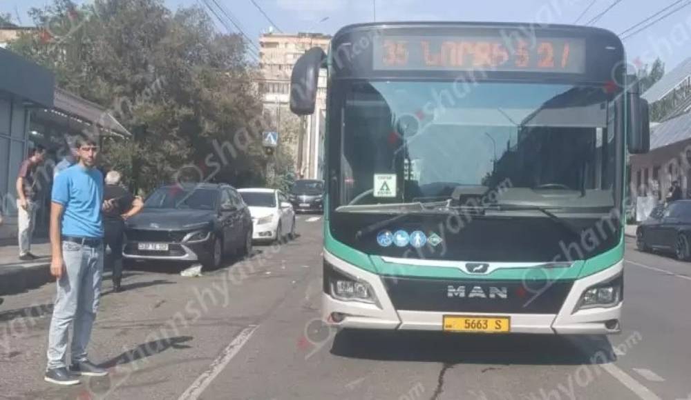 Թիվ 35 երթուղին սպասարկող «MAN» մակնիշի ավտոբուսը վրաերթի է ենթարկել հետիոտնի