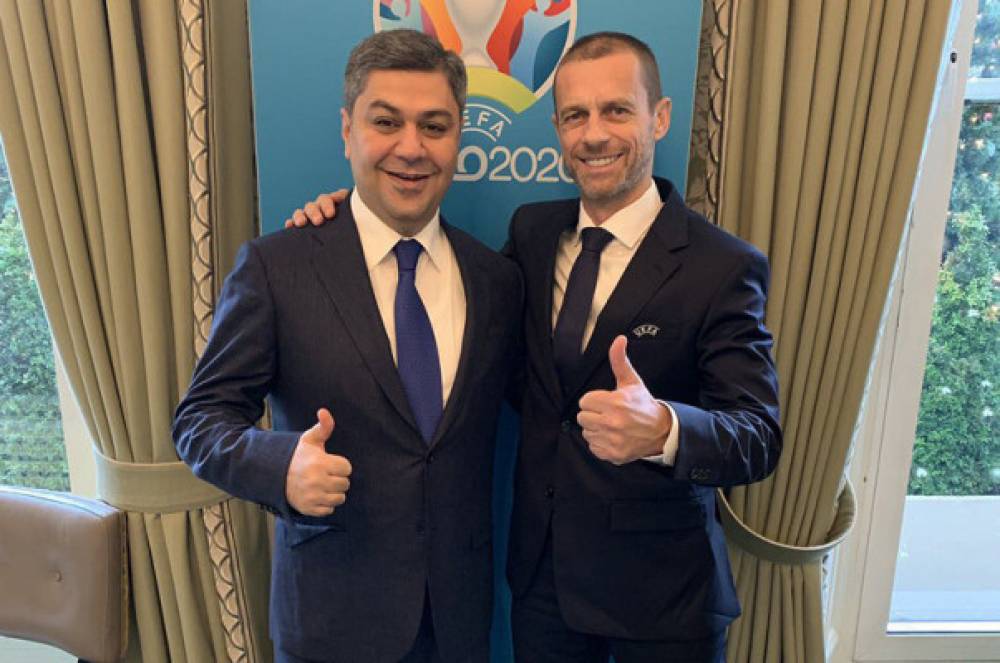 Արթուր Վանեցյանը հանդիպել է ՈւԵՖԱ-ի նախագահ Ալեքսանդր Չեֆերինի հետ