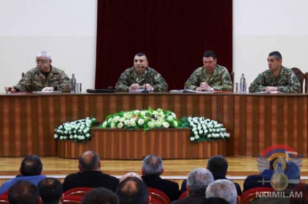 Արցախի ՊԲ հրամանատարի ղեկավարությամբ անց է կացվել ԱՀ զորահավաքային պատրաստության հարցերին նվիրված հավաք-խորհրդակցություն