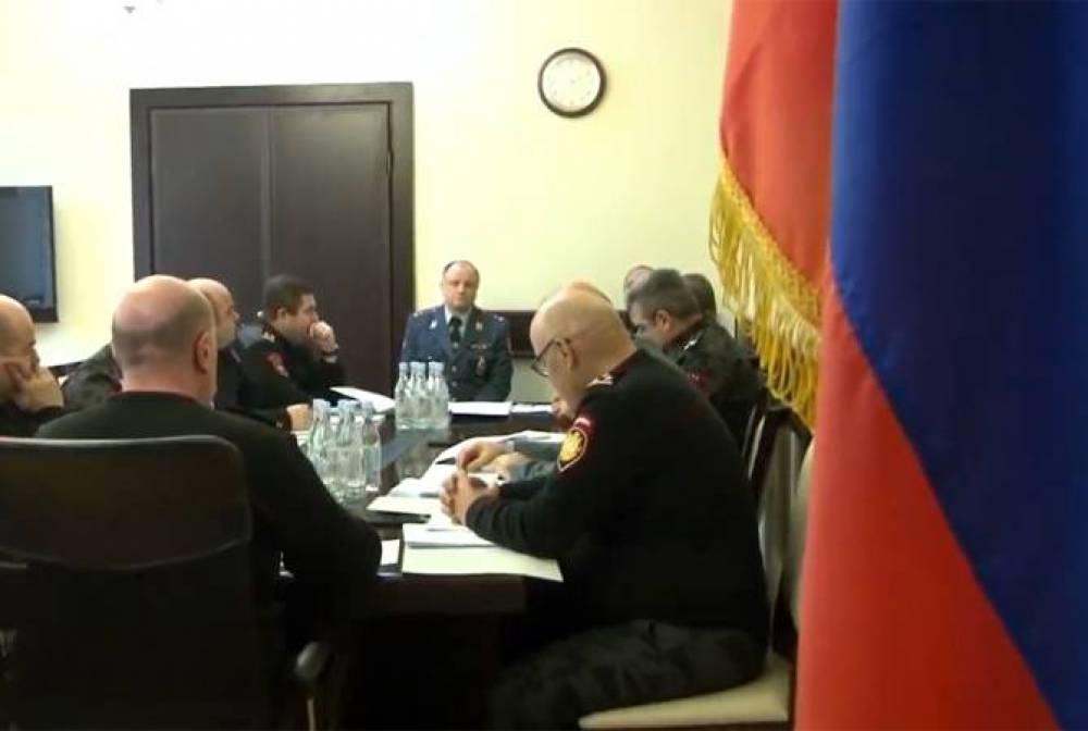 Ոստիկանությունում տեղի է ունեցել տարածքային բաժինների պետերի մասնագիտական պարապմունքների ստուգարք