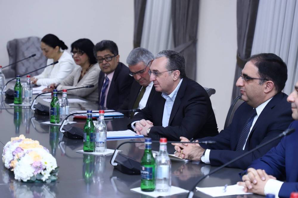 Զոհրաբ Մնացականյանն ընդունեց Եվրոպական խորհրդարանի դիտորդական առաքելության անդամներին
