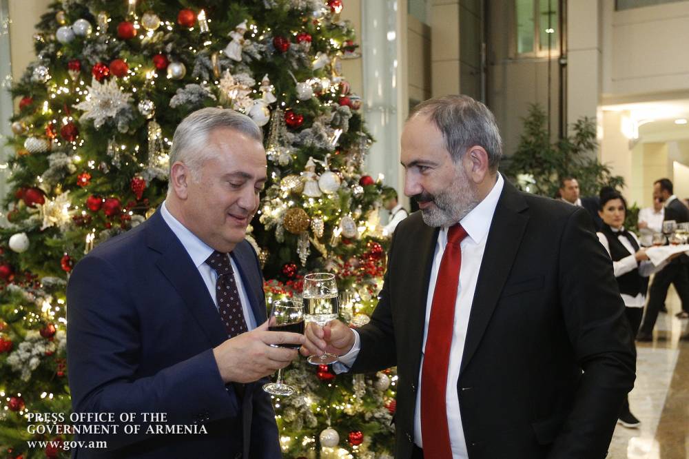 Նիկոլ Փաշինյանը մասնակցել է ԿԲ-ում 2018 թ. տարեմուտի ընդունելությանը