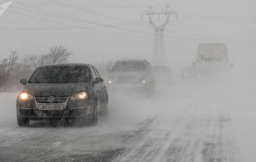 Հայաստանի մի շարք շրջաններում ձյուն է տեղում, Մաստարա-Լանջիկ-Գյումրի ավտոճանապարհին բուք է