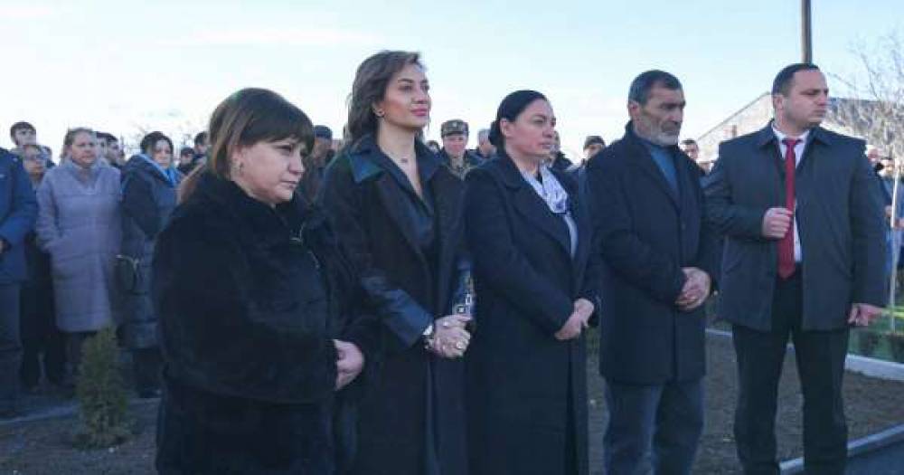 Աննա Հակոբյանը մասնակցել է Տարոն Անդրեասյանի անվան պուրակի բացման արարողությանը․ տեսանյութ
