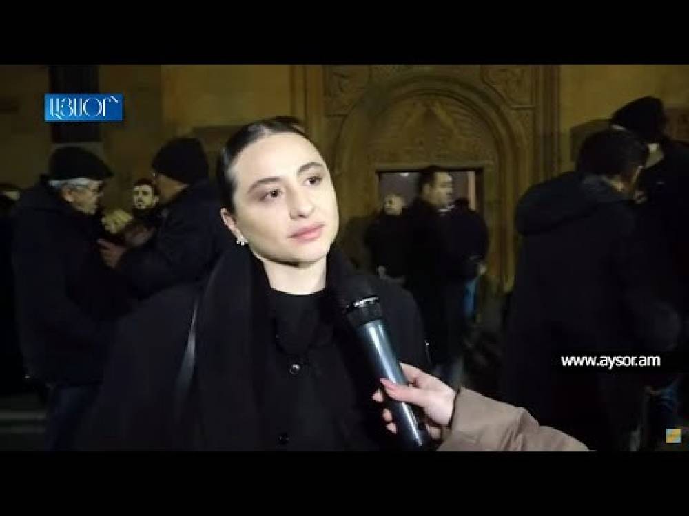 Սոնա Ռուբենյանը հուզվեց Արա Մարտիրոսյանի մասին խոսելիս