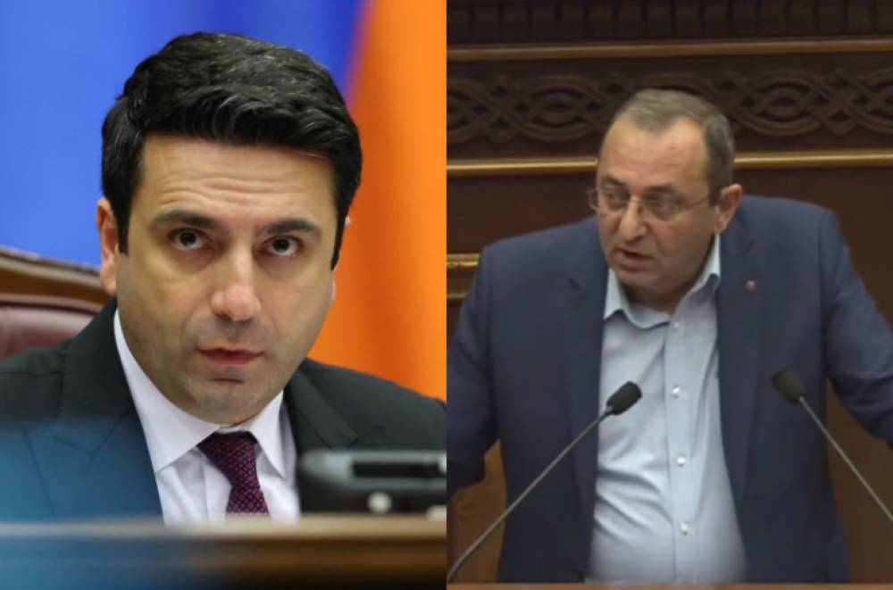 Օրենքն ընդունելու դեպքում՝ ՌԴ նախագահին դատելո՞ւ էինք Արցախն Ադրբեջանի կազմում ճանաչելու համար․ Ալեն Սիմոնյանը՝ Արծվիկ Մինասյանին (տեսանյութ)