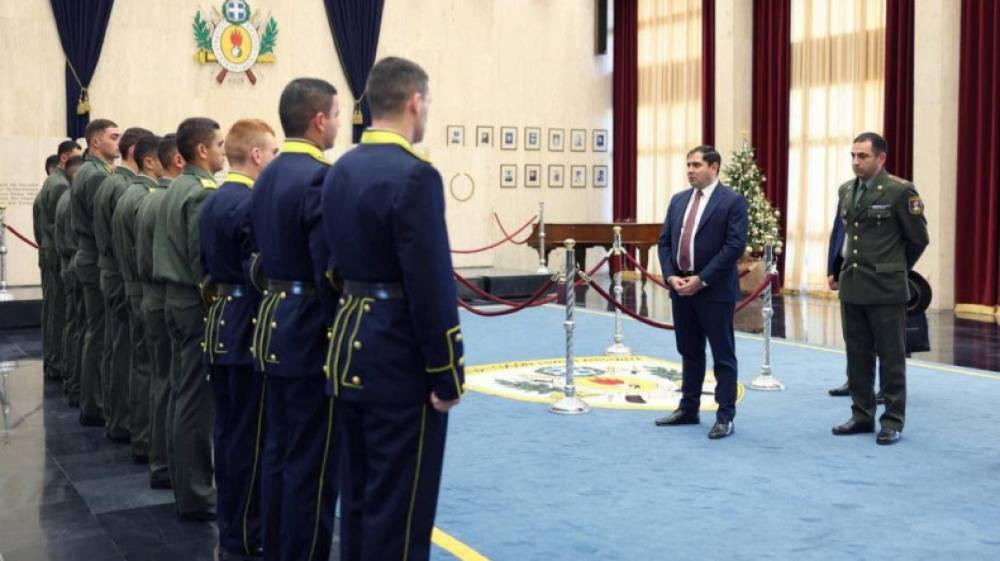 Սուրեն Պապիկյանն այցելել է Հունաստանի ցամաքային զորքերի ռազմական ակադեմիա