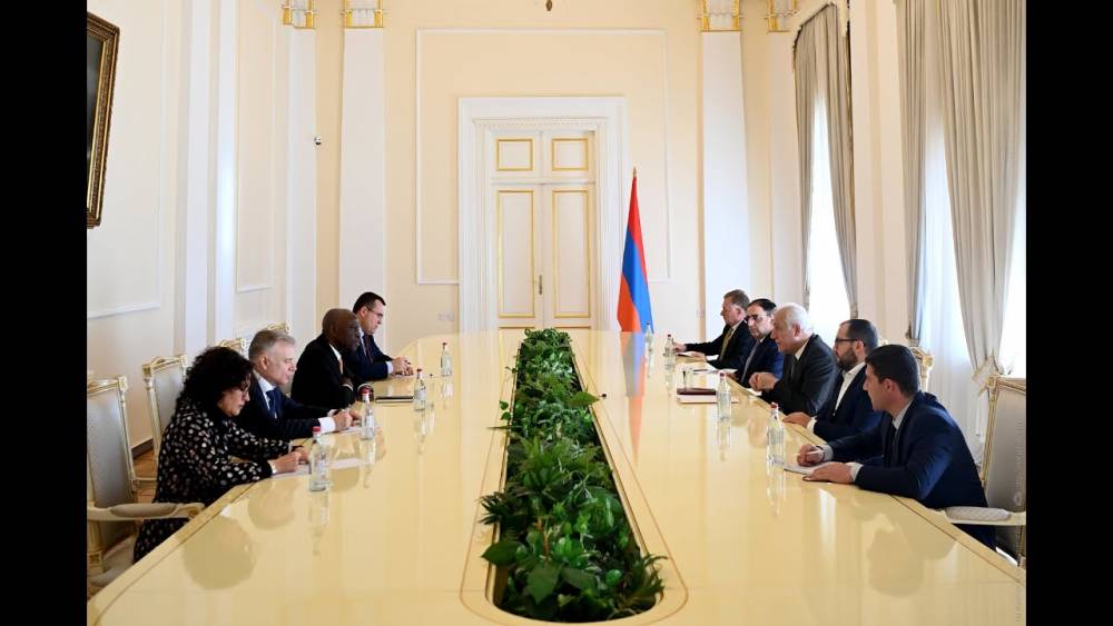 Նախագահն ընդունել է Աշխատանքի միջազգային կազմակերպության գլխավոր տնօրենի գլխավորած պատվիրակությանը