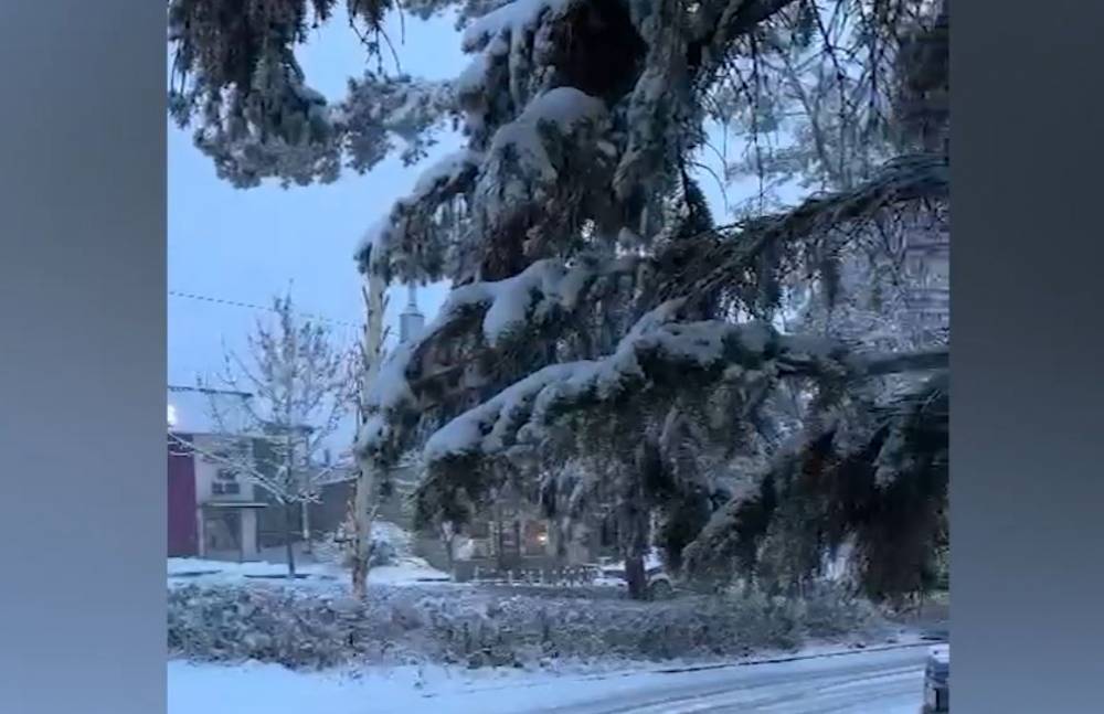 Սևանում և հարակից գյուղերում առատ ձյուն է տեղում