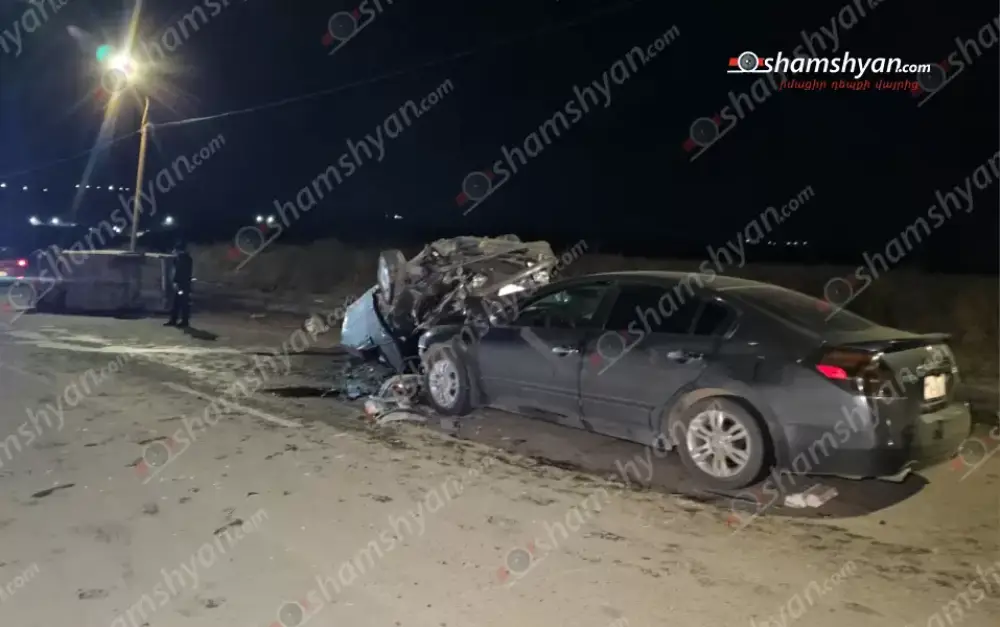 Նուբարաշենի խճուղում բախվել են «Mercedes»-ը, «Nissan»-ն ու «07»-ը․ կա 3 վիրավոր