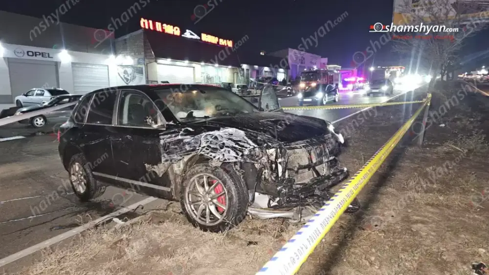 Երևանում «Porsche»-ը բախվել է «BMW»-ին, «ԳԱԶ 3110»-ին, ապա վրաերթի ենթարկել յուղման կետի աշխատակցին