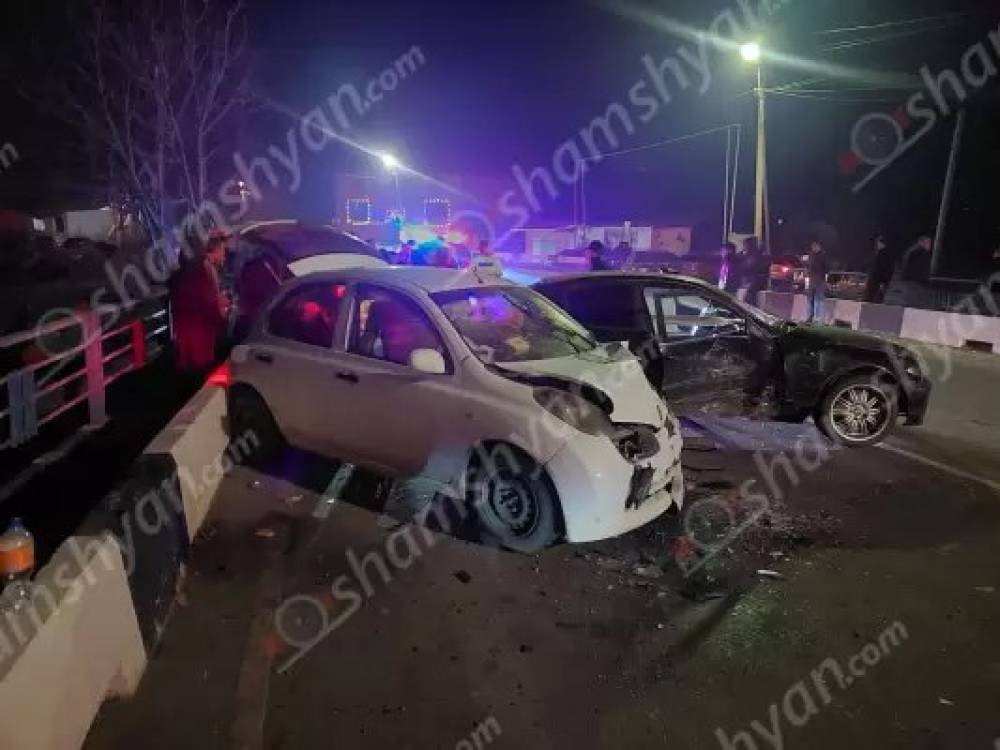 Ավտովթար՝ Կոտայքի մարզում․ Գառնիում բախվել են «Nissan March»-ը և  «BMW»-ն․ կա 3 վիրավոր