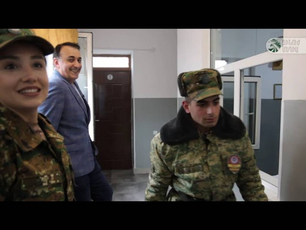 Մկրտիչ Արզումանյանը՝ ՊՆ ուսումնական կենտրոնում