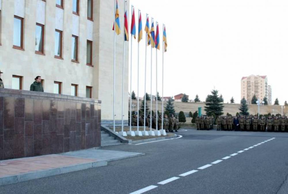ՀՀ ՊՆ վարչական համալիրում տագնապով պարապմունք է անցկացվել