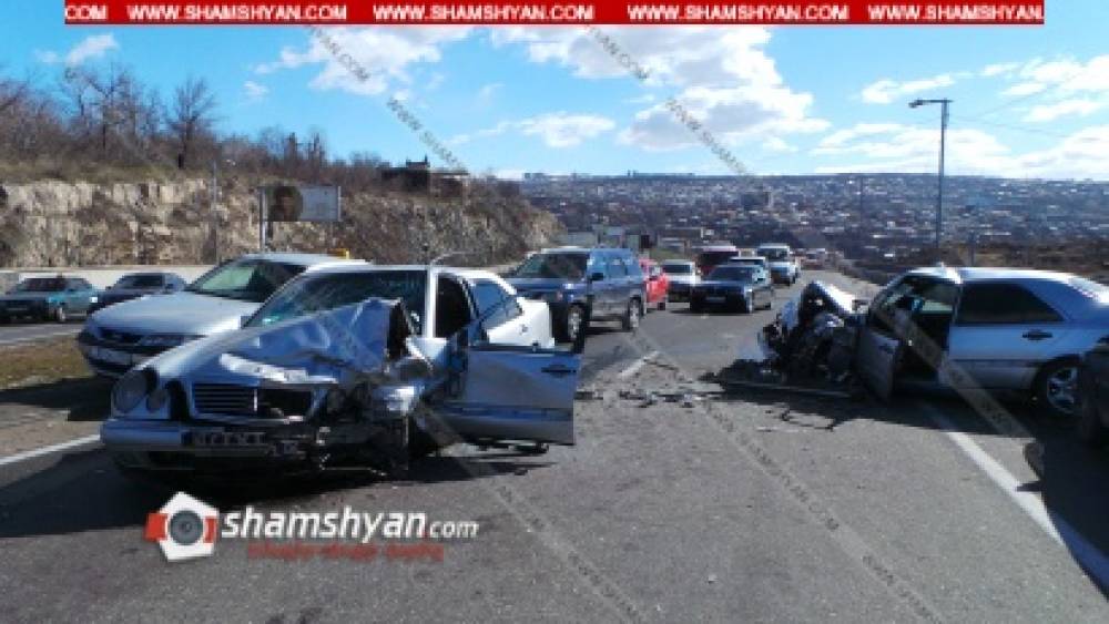 Ողբերգական ավտովթար Երևանում. Սարալանջի ճանապարհին բախվել են 2 Mercedes ու Opel-ը. կա 1 զոհ, 2 վիրավոր