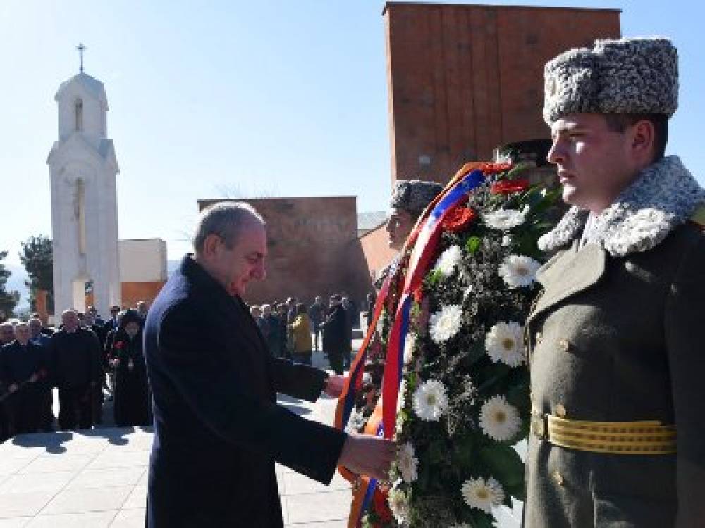 Արցախում Արթուր Մկրտչյանի 60-ամյակին նվիրված միջոցառումներ են տեղի ունեցել. մասնակցել է Բակո Սահակյանը