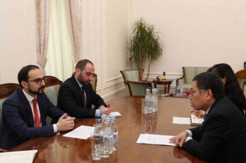 Տիգրան Ավինյանը Չինաստանի դեսպանի հետ քննարկել է Չինաստանի կողմից տրամադրվող անհատույց պետական օգնության հետ կապված հարցեր