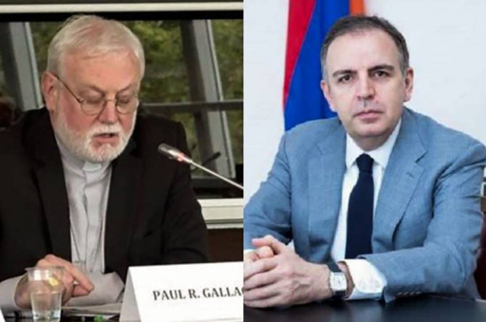ԱԳ նախարարը Հայաստան այցելելու պաշտոնական հրավեր է հղել Սուրբ Աթոռի պետությունների հետ հարաբերությունների քարտուղարին