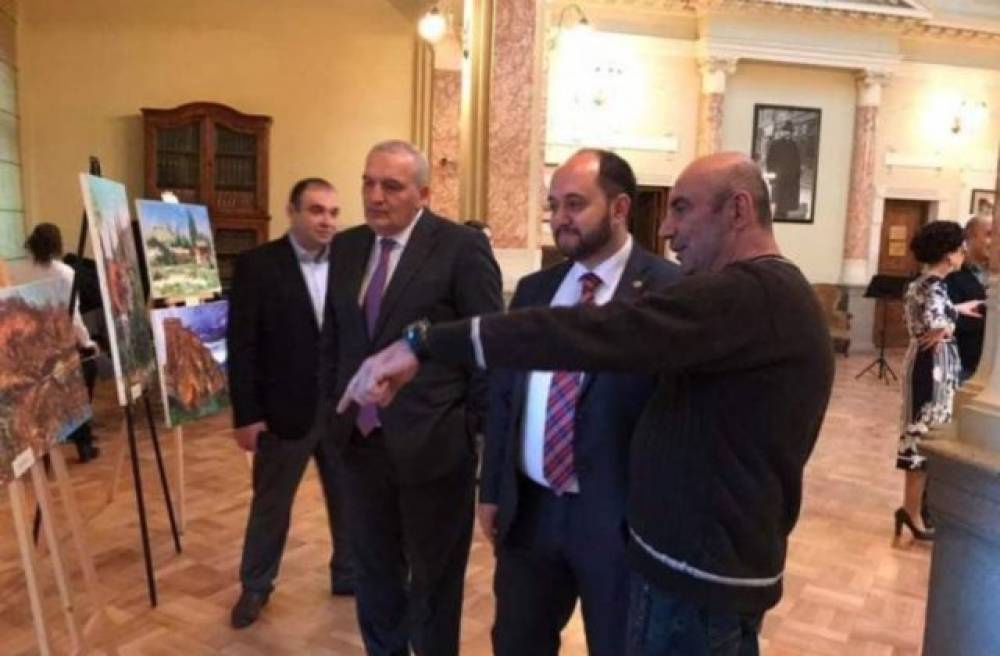 Թբիլիսիում կայացավ Թումանյանի 150-ամյակին նվիրված ցուցահանդես ու գեղարվեստական երեկո