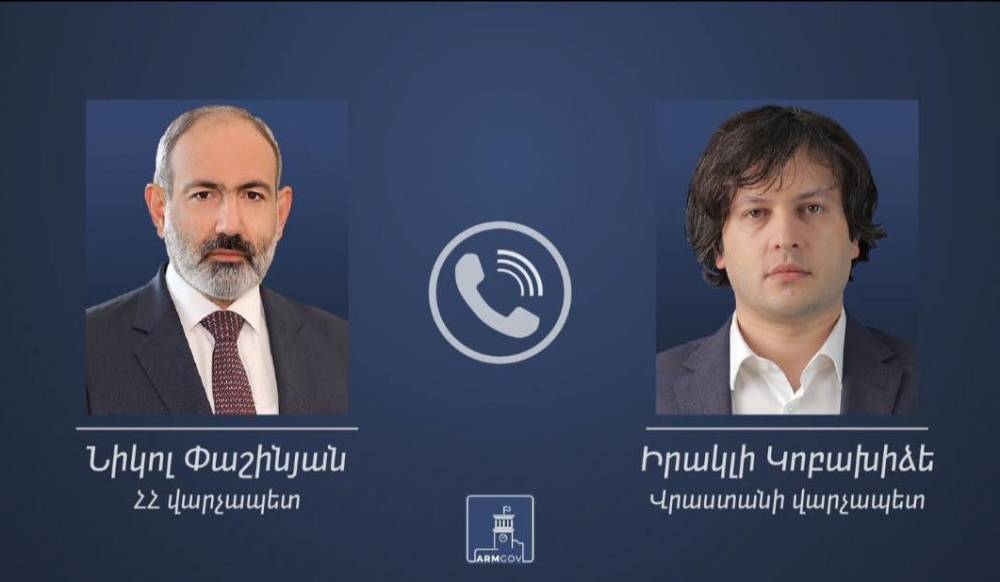 Կայացել է Նիկոլ Փաշինյան - Իրակլի Կոբախիձե հեռախոսազրույցը