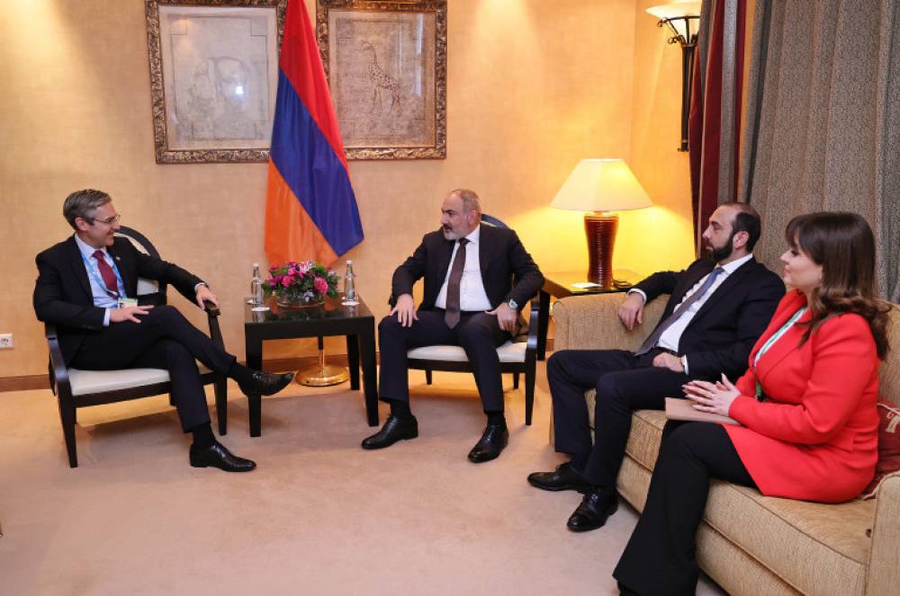 Փաշինյանը Մյունխենում հանդիպում է ունեցել Ժողովրդավարության աջակցության ազգային հիմնադրամի նախագահի հետ