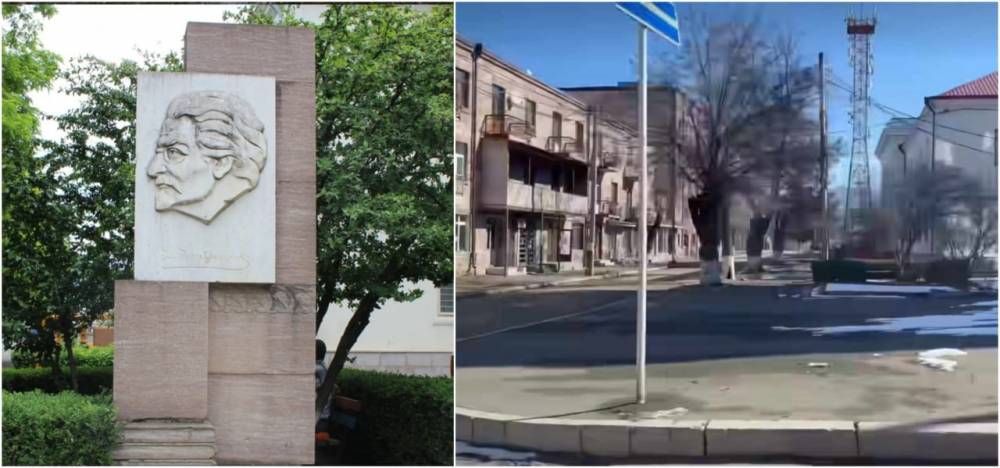 Ադրբեջանը օկուպացված Ստեփանակերտում վերացրել է գրող Հակոբ Հակոբյանի կիսանդրին