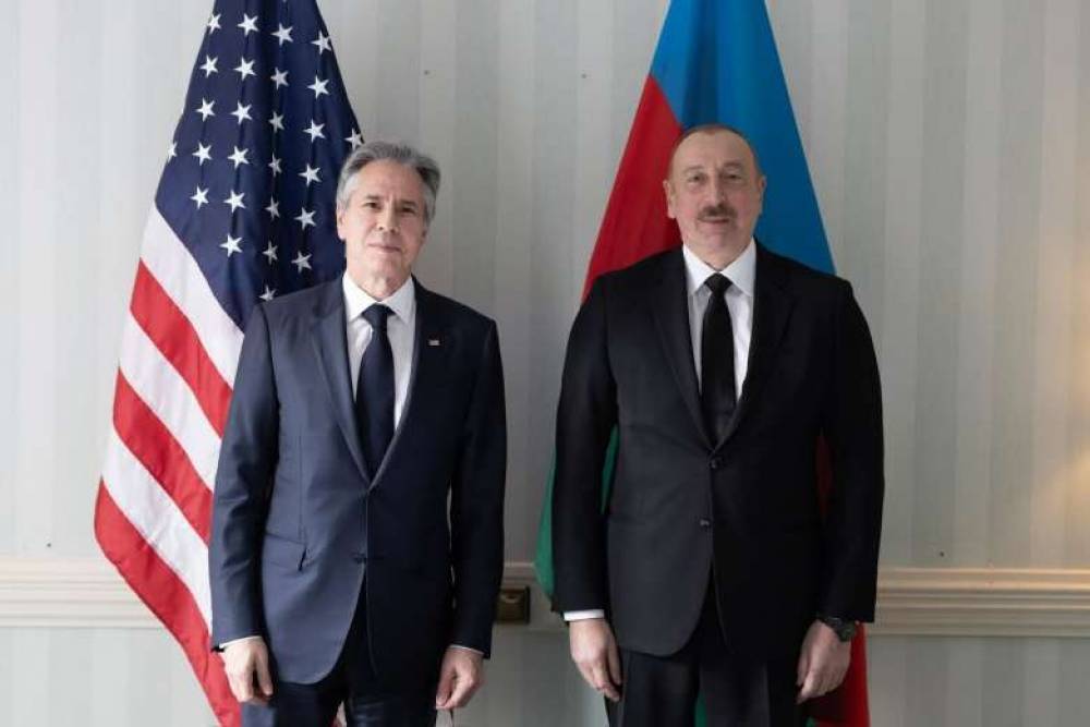Հանդիպել եմ Ալիևի հետ՝ ընդգծելու ԱՄՆ-Ադրբեջան երկկողմ հարաբերությունների կարևորությունը․ Բլինքեն