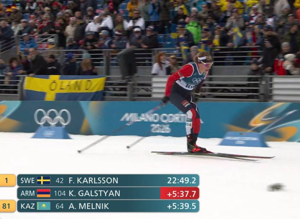 Կատյա Գալստյանը Ձմեռային օլիմպիական խաղեր-2026-ում զբաղեցրել է 82-րդ տեղը