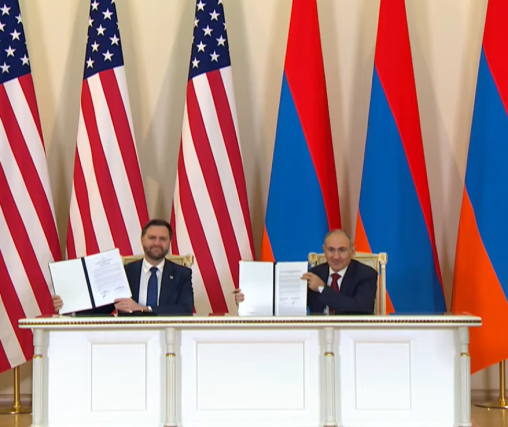 Փաշինյանն ու Վենսը Միջուկային էներգիայի՝ խաղաղ նպատակներով օգտագործման վերաբերյալ համաձայնագիր են ստորագրել