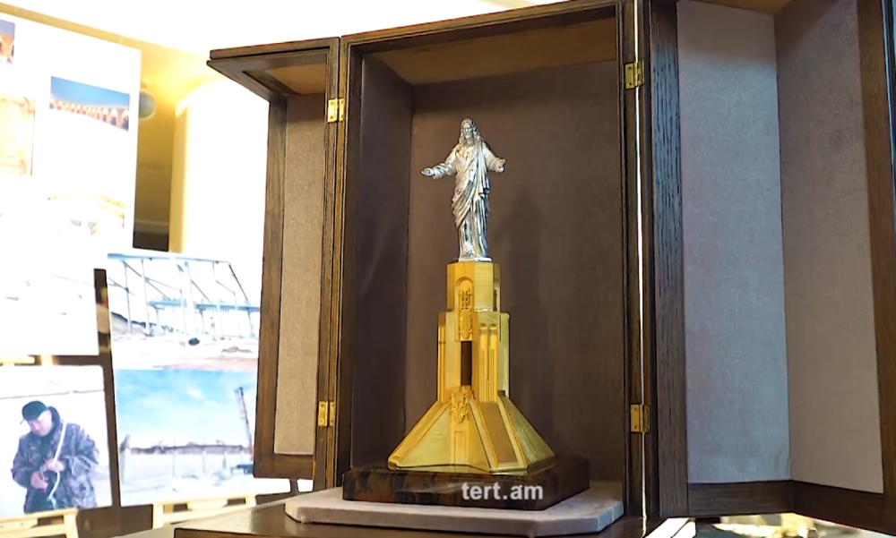 «Մենք մասնակիցն ենք պատմության կերտմանը». կայացավ Հիսուս Քրիստոսի՝ աշխարհում ամենաբարձր արձանի կառուցման ֆոտովավերագրության ցուցահանդեսի բացման արարողությունը (տեսանյութ)