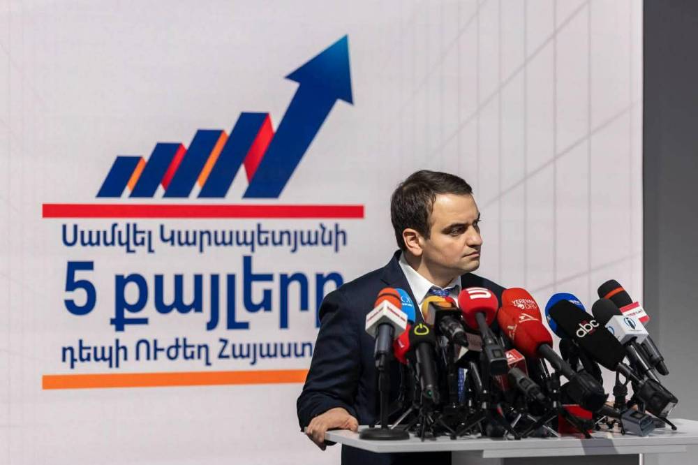 Դա պետք է լինի մեր նպատակը՝ առաջիկա 5 տարվա ընթացքում. Նարեկ Կարապետյանը՝ 300 000 աշխատատեղ ստեղծելու մասին