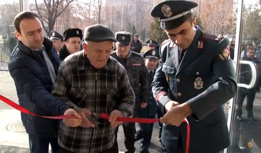 Ոստիկանության նոր հենակետ Էրեբունի վարչական շրջանում (տեսանյութ)
