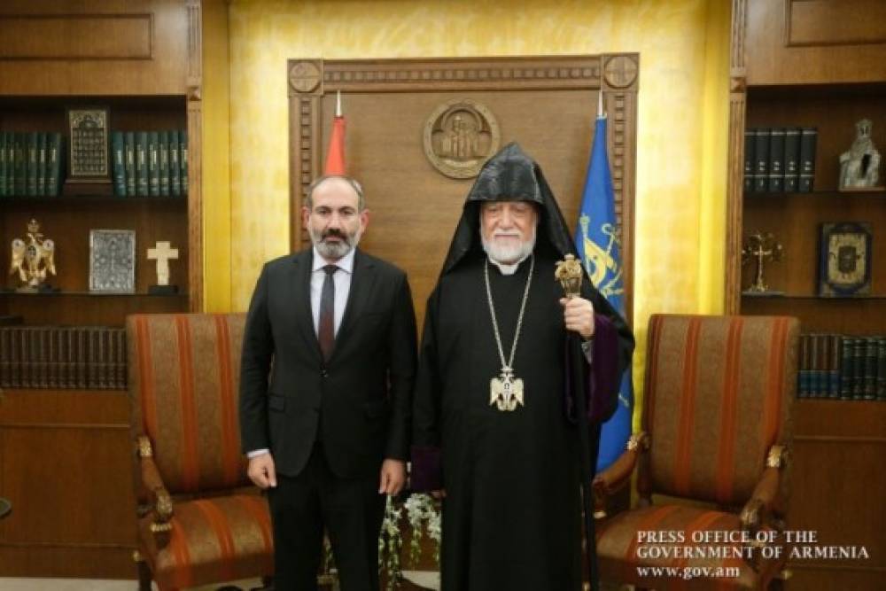 Արամ Ա կաթողիկոսը շնորհավորել է Նիկոլ Փաշինյանին