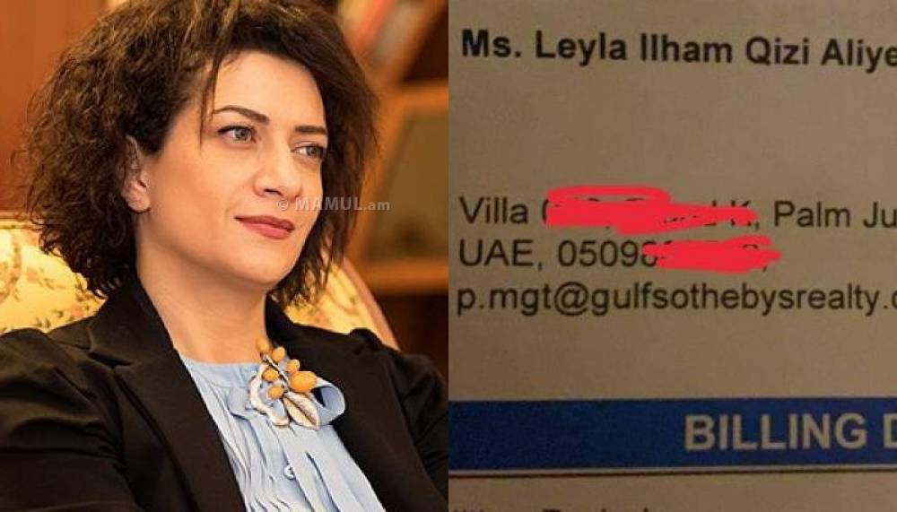 Աննա Հակոբյանին է փոխանցվել Դուբայում Ալիևներին պատկանող անշարժ գույքի սեփականության փաթեթը. #Mediaport