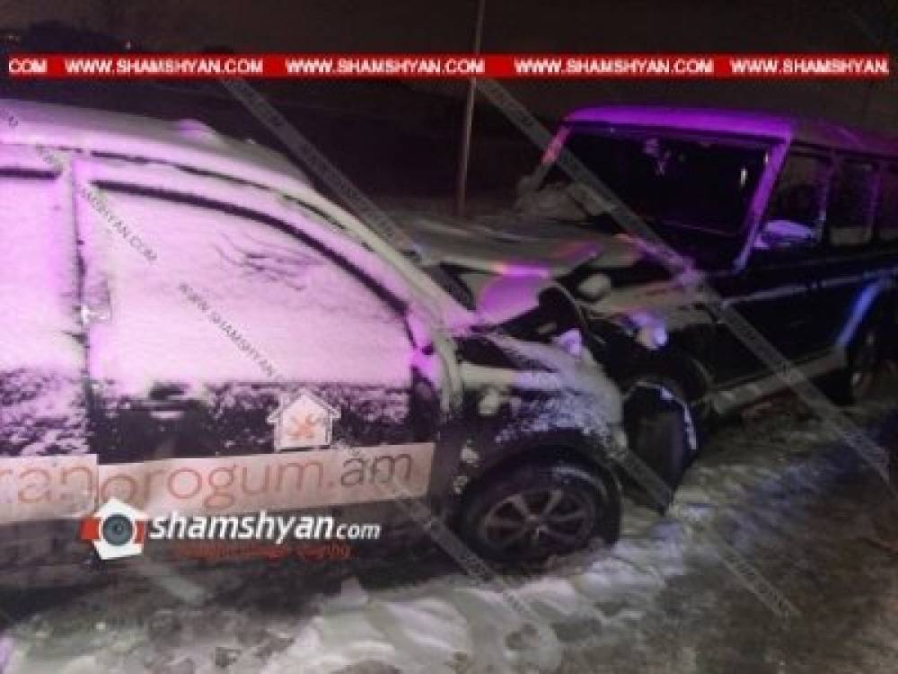 Խոշոր ավտովթար Երևանում. ճակատ-ճակատի բախվել են Mercedes G-ն ու Nissan-ը. բժիշկները պայքարում են վիրավորի կյանքի համար