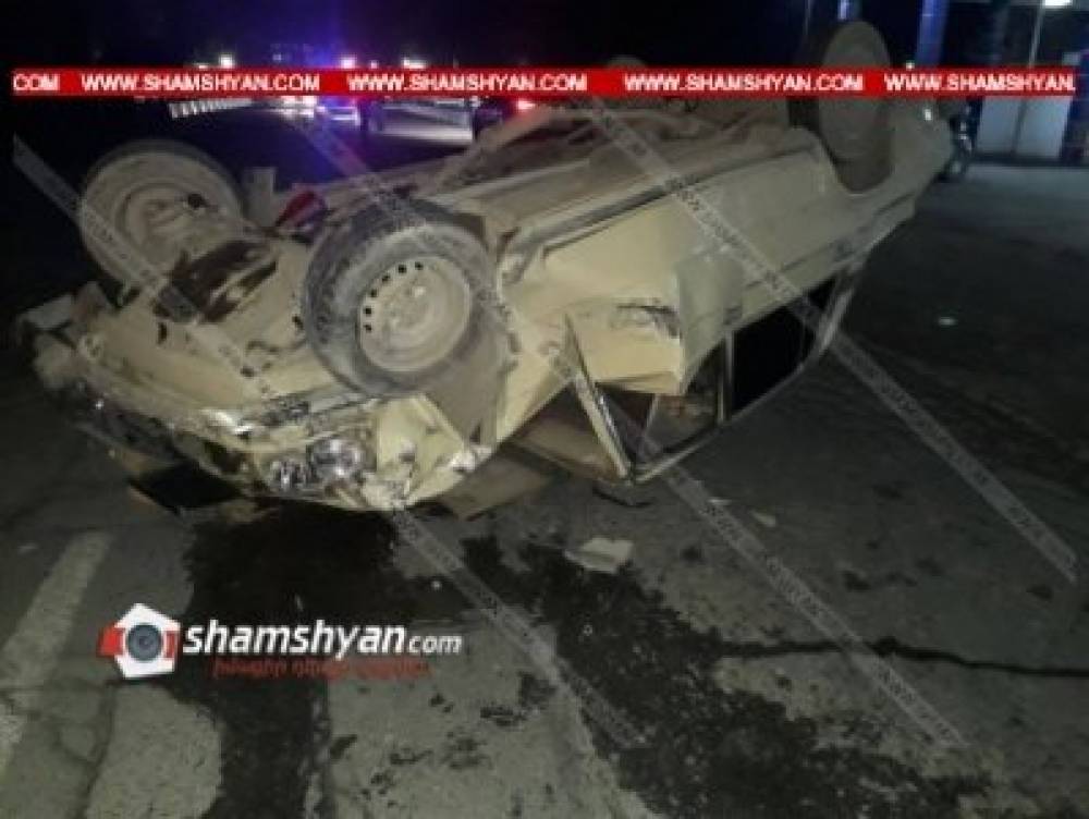 Խոշոր ավտովթար Արմավիրի մարզում. 71-ամյա վարորդը 06-ով բախվել է Kia-ին և գլխիվայր շրջվելով, բախվել Mercedes-ին