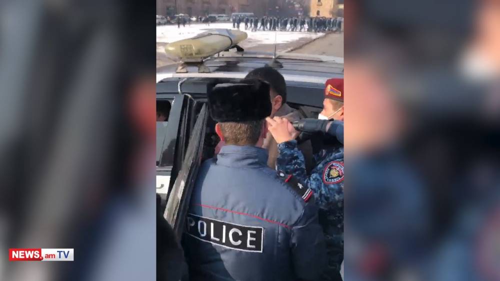 Ոստիկանները բերման ենթարկեցին «Հայրենիք» կուսակցության անդամ Բաբկեն Հարությունյանին