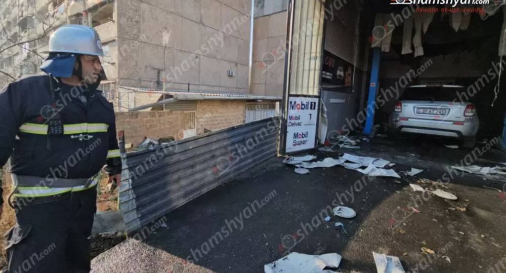 Հրդեհ՝ Երևանի ավտոտեխսպասարկման կետերից մեկում