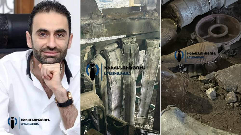 Պայթյուն՝ Գրիգոր Տեր-Ղազարյանի մետաղաձուլարանում․ հայտնաբերվել են ականանետային արկեր