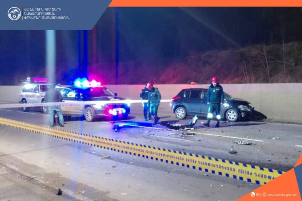 Կապան-Երևան ճանապարհին մեքենաներ են բախվել, վիրավոր կա