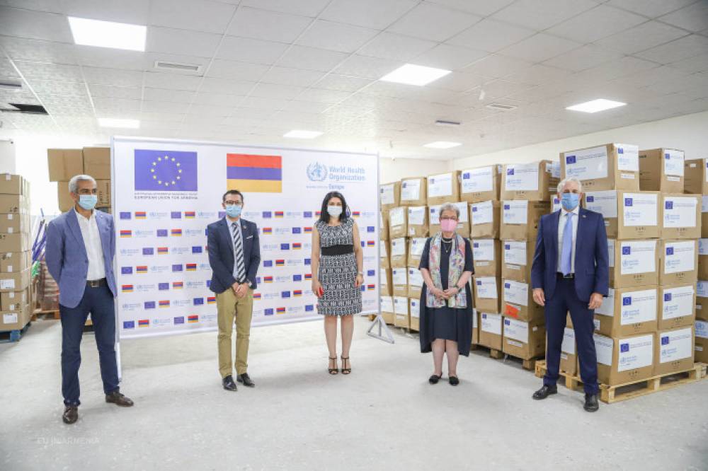ԵՄ-ն և ԱՀԿ-ն շարունակում են աջակցությունը Հայաստանին՝ տրամադրելով անհրաժեշտ պարագաներ բուժաշխատողների համար