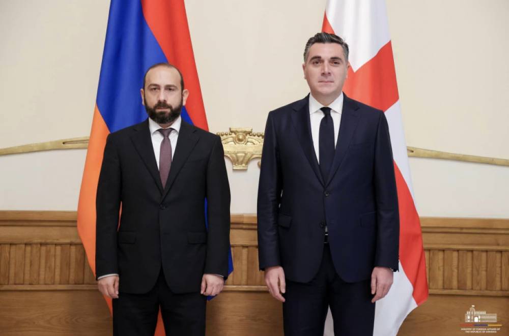 Արարատ Միրզոյանն առանձնազրույց է ունեցել Վրաստանի ԱԳ նախարարի հետ