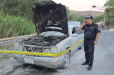 Բջնիում հրդեհ է բռնկվել «Mercedes»-ում․ վարորդն ու գյուղացիները մարել են կրակը