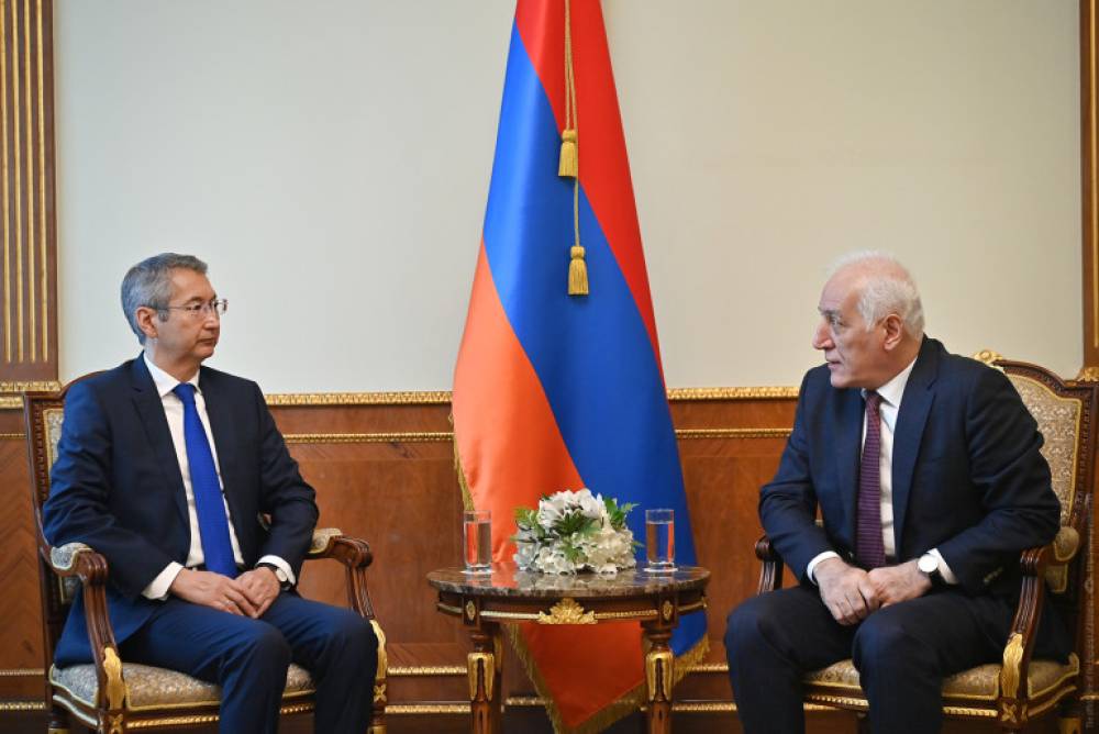 Վահագն Խաչատուրյանը ՀՀ-ում Ղազախստանի դեսպանի հետ հանդիպմանն ընդգծել է վերջին տարիներին հայ-ղազախական քաղաքական երկխոսության ակտիվ զարգացումը