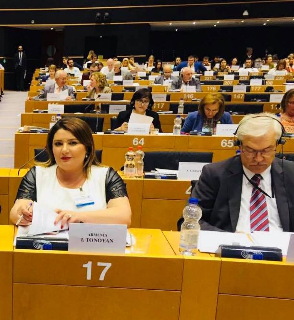 ԱԺ «Ծառուկյան» խմբակցության պատգամավոր Իվետա Տոնոյանի ելույթը Եվրանեսթ ԽՎ - ում