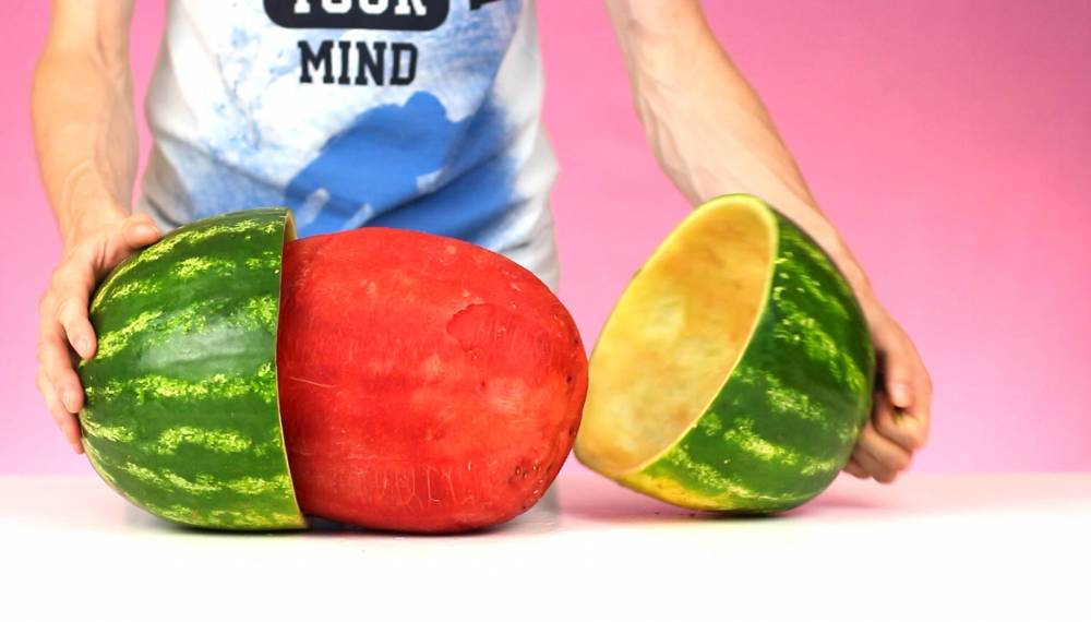 Ձմերուկը կտրատելու և մատուցելու օրիգինալ  եղանակներ.տեսանյութ